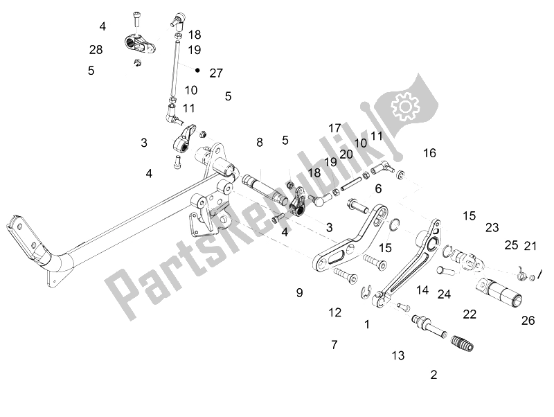 Todas las partes para Palanca De Cambios de Moto-Guzzi V7 II Racer ABS 750 2015