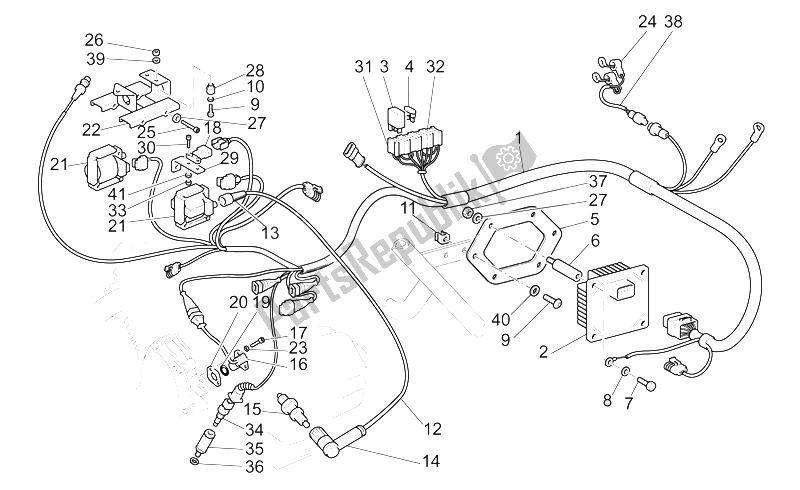 Todas las partes para Sistema Eléctrico de Moto-Guzzi California Alum TIT PI CAT 1100 2003