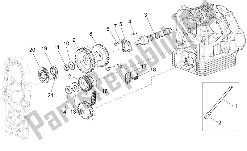 Toutes les pièces pour le Système De Chronométrage du Moto-Guzzi Norge 850 2007