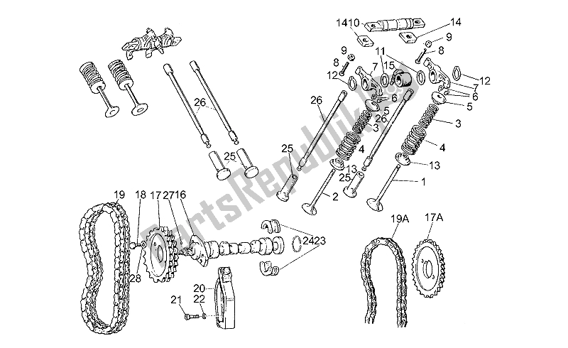 Toutes les pièces pour le Système De Chronométrage du Moto-Guzzi V 35 C 50 350 1985