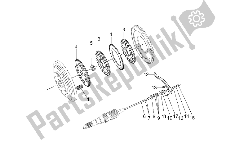 Tutte le parti per il Frizione del Moto-Guzzi California EV Touring 80 1100 2001