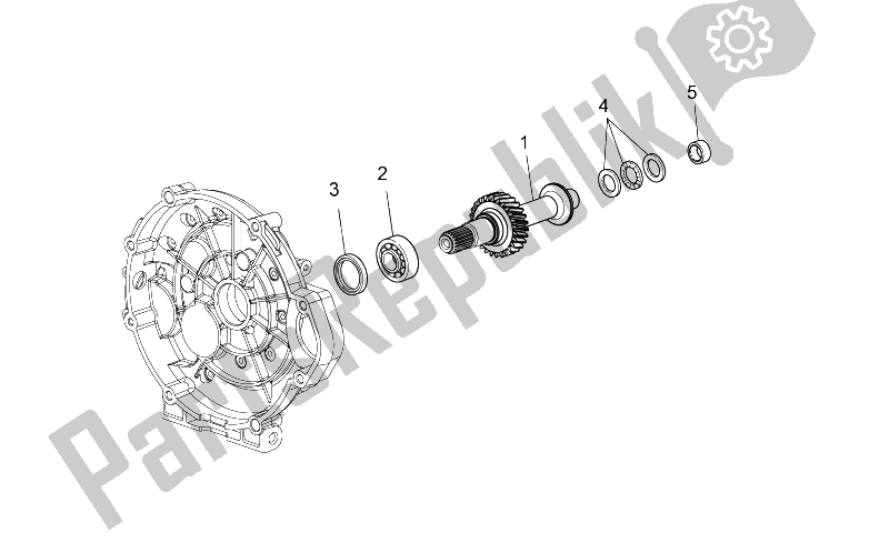 All parts for the Clutch Shaft of the Moto-Guzzi Stelvio 1200 NTX ABS 2009