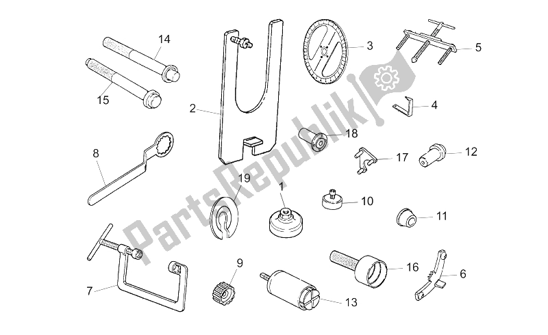 Alle onderdelen voor de Specifieke Tools Ii van de Moto-Guzzi V 11 LE Mans 1100 2002