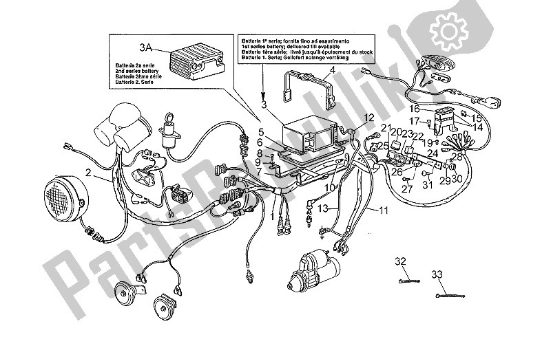 Toutes les pièces pour le Système électrique du Moto-Guzzi V 10 Centauro 1000 1997