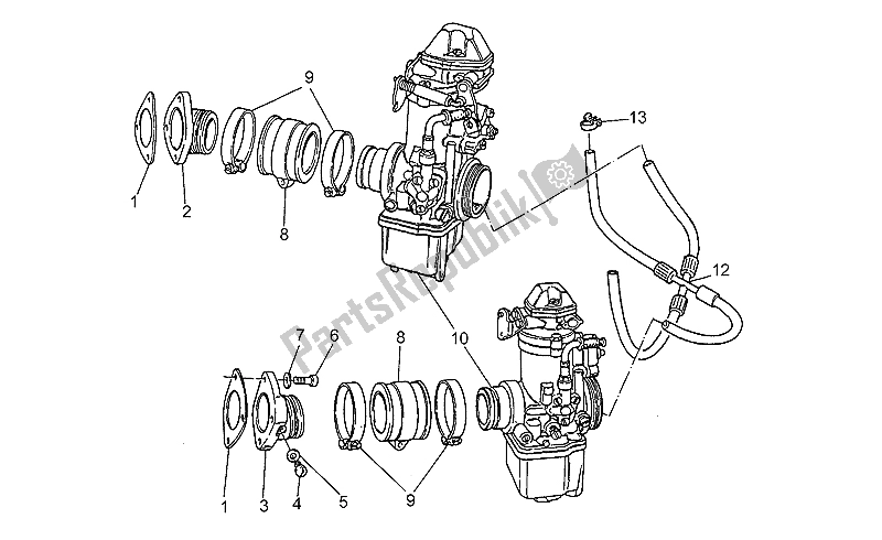 Todas las partes para Suministro De Combustible de Moto-Guzzi S 1000 1989