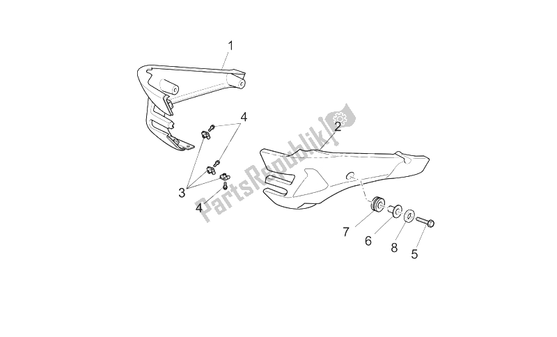 Toutes les pièces pour le Pilier du Moto-Guzzi Sport 1200 2006