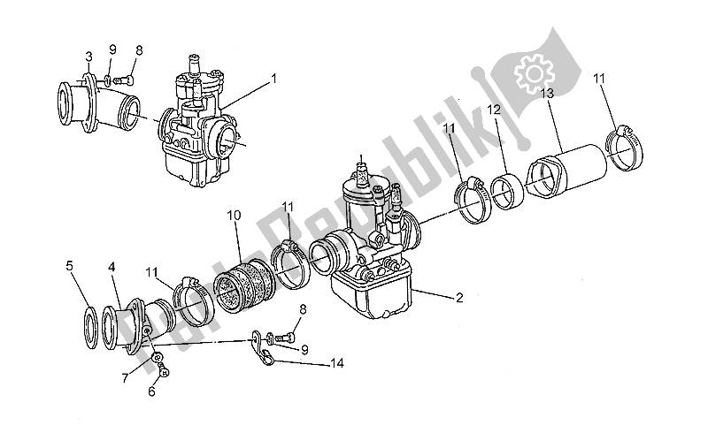 All parts for the Fuel Supply of the Moto-Guzzi SP 750 1990