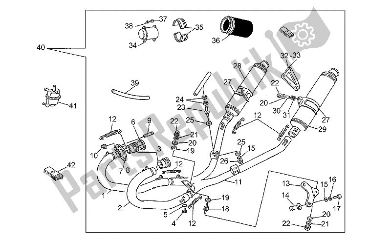 Todas as partes de Kit De Reforço do Moto-Guzzi Daytona Racing 1000 1996