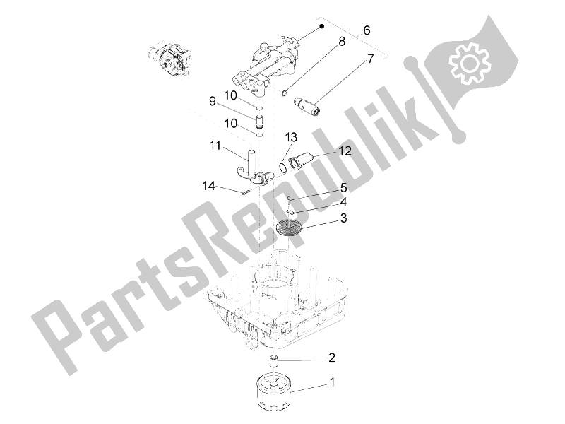 Tutte le parti per il Filtri Dell'olio del Moto-Guzzi Griso S E 1200 8V 2015