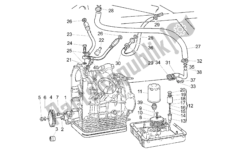 Toutes les pièces pour le La Pompe à Huile du Moto-Guzzi California Special 1100 1999