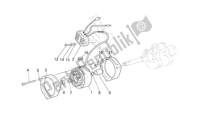 All parts for the Generator - Regulator of the Moto-Guzzi V 11 LE Mans Sport Naked 1100 2001