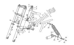 Rear suspension-fork