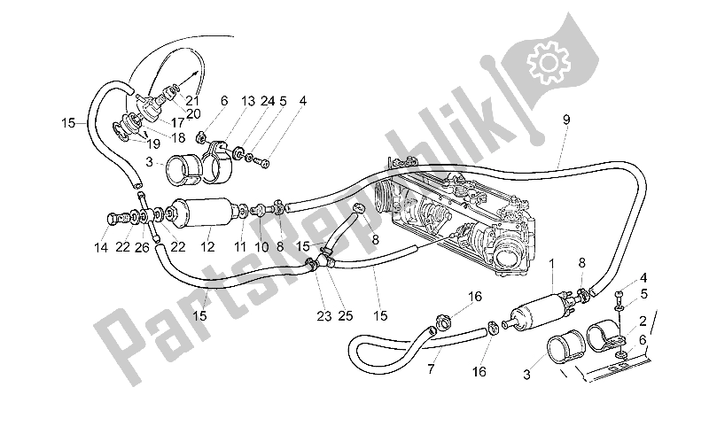 Toutes les pièces pour le Réserve De Carburant du Moto-Guzzi California Special 1100 1999