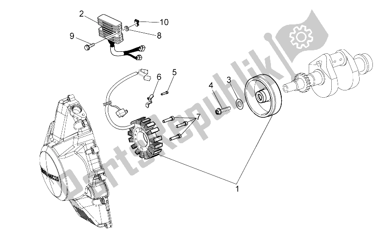 All parts for the Generator - Regulator of the Moto-Guzzi V7 II Stone ABS 750 2015