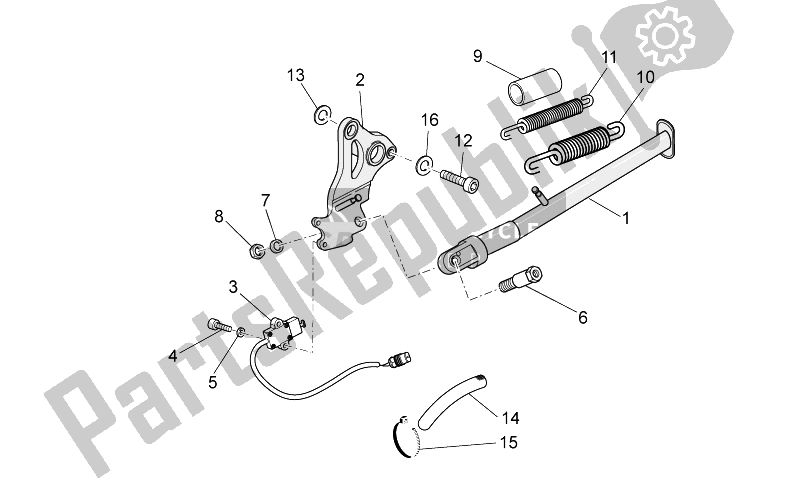 Toutes les pièces pour le Des Stands du Moto-Guzzi Breva 1200 2007