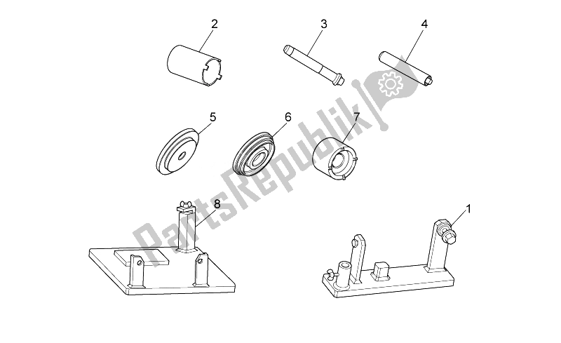 Toutes les pièces pour le Outils Spécifiques Ii du Moto-Guzzi Norge 850 2007