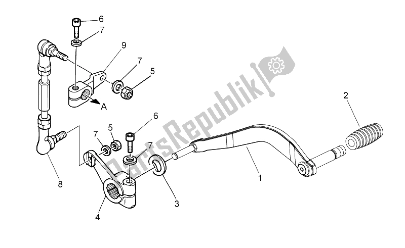 Todas las partes para Palanca De Cambios de Moto-Guzzi V7 II Stone ABS 750 2015