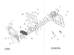 achterste body plaat houder