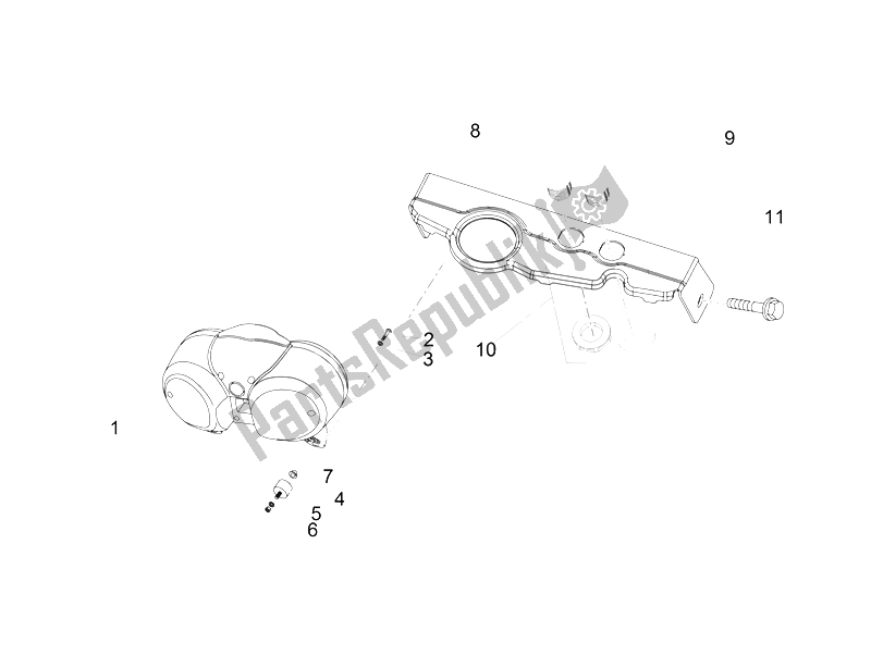 Todas las partes para Tablero de Moto-Guzzi V7 II Racer ABS 750 2015