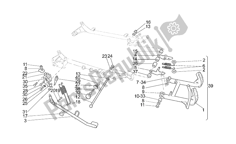 Todas las partes para Stands de Moto-Guzzi California Special Sport 1100 2001