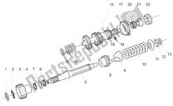 Primary gear shaft