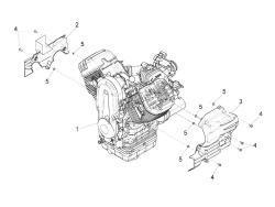 leva parziale per il completamento del motore