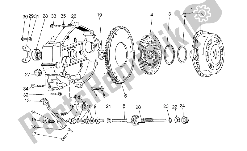 Toutes les pièces pour le Embrayage du Moto-Guzzi V 65 Custom 650 1985