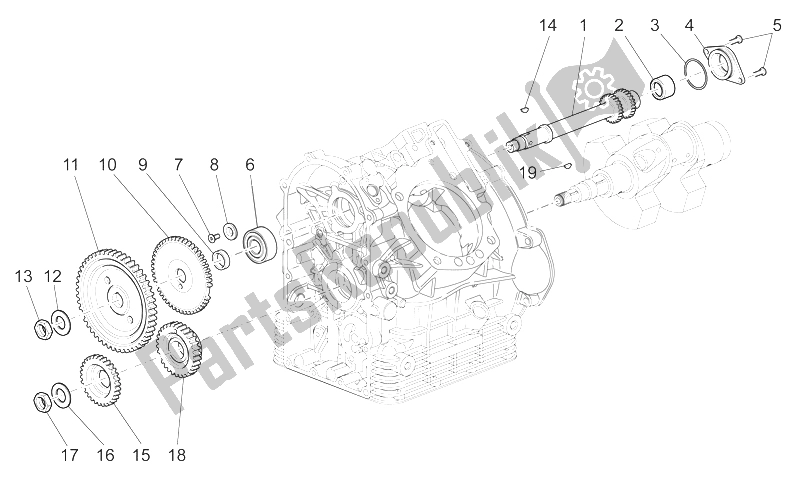 Todas as partes de Sistema De Tempo do Moto-Guzzi Stelvio 1200 2008