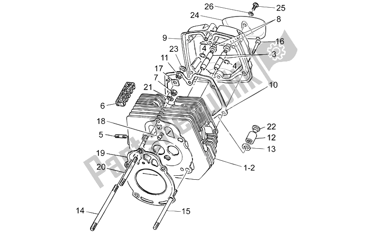 Toutes les pièces pour le Culasse du Moto-Guzzi V7 Classic 750 2008