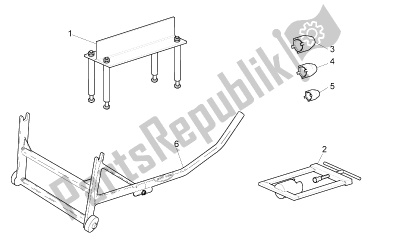 Toutes les pièces pour le Outils Spécifiques Au Moteur du Moto-Guzzi V 11 Sport Mandello 1100 1999