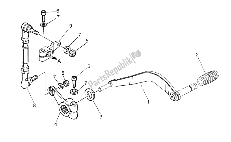 Toutes les pièces pour le Levier du Moto-Guzzi V7 Special Stone 750 2012