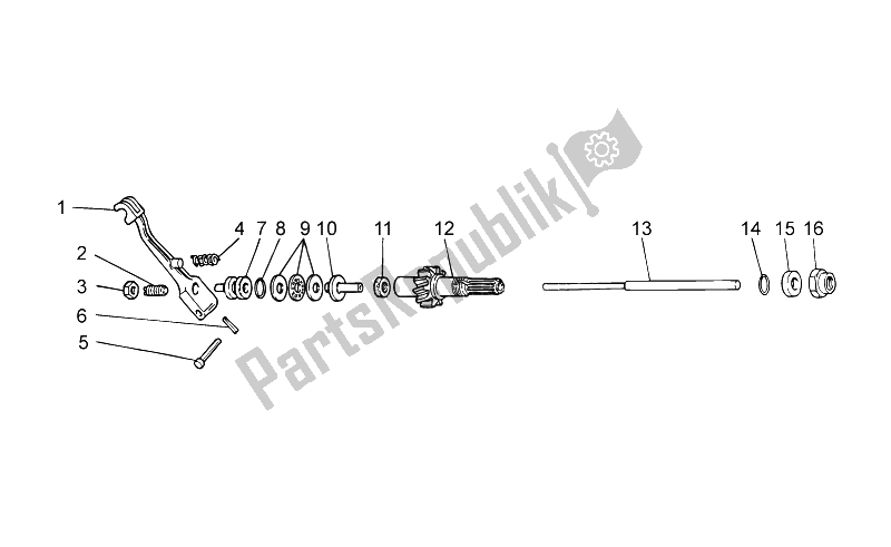 All parts for the Clutch Ii of the Moto-Guzzi Nevada Classic IE 750 2009