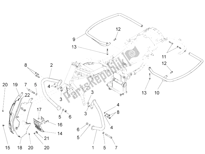 Todas las partes para Proteccion de Moto-Guzzi California 1400 Touring ABS 2012