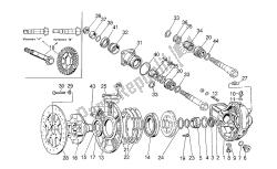 Rear bevel gear