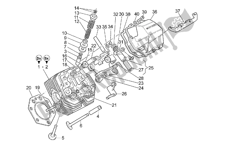 Toutes les pièces pour le Têtes du Moto-Guzzi California Special Sport 1100 2001