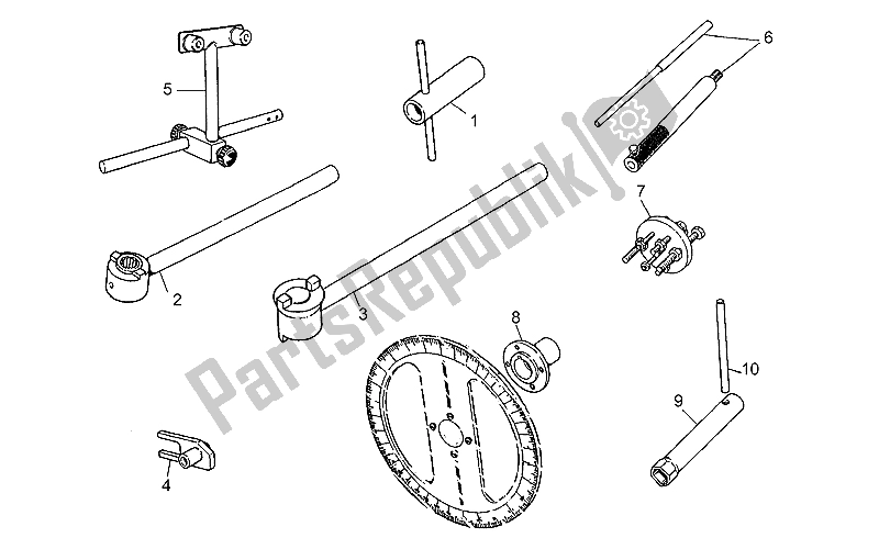 Toutes les pièces pour le Outils Spécifiques Ii du Moto-Guzzi Daytona RS 1000 1997