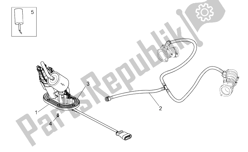 Todas as partes de Bomba De Combustivel do Moto-Guzzi V7 II Special ABS 750 2015