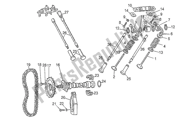 Toutes les pièces pour le Système De Chronométrage du Moto-Guzzi Nevada 350 1992