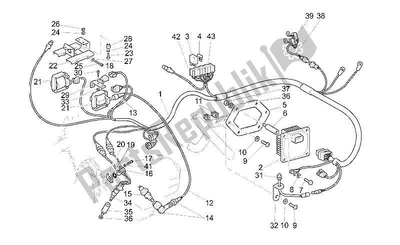 All parts for the Electrical System of the Moto-Guzzi California Special 1100 1999