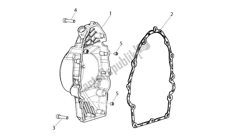 Todas las partes para Cubierta Del Sistema De Sincronización de Moto-Guzzi V7 II Special ABS 750 2015