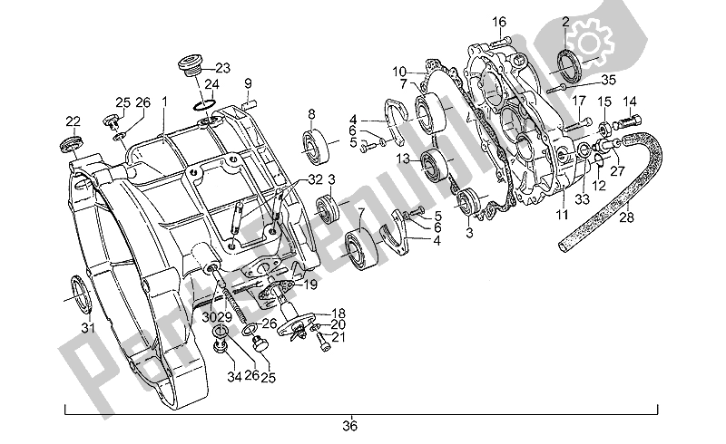 Todas las partes para Caja De Cambios 1991-d de Moto-Guzzi S 1000 1989