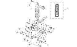 Connecting rod - rear shock abs.