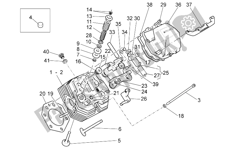 All parts for the Heads I of the Moto-Guzzi California Classic Touring 1100 2006