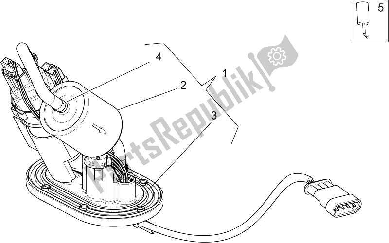 Toutes les pièces pour le Pompe à Essence du Moto-Guzzi V7 Classic 750 2008