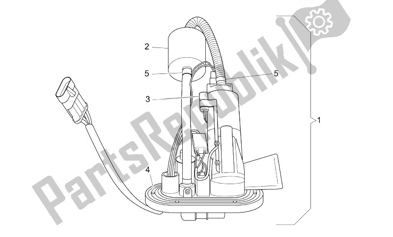 Alle onderdelen voor de Benzine Pomp van de Moto-Guzzi Breva IE 750 2003