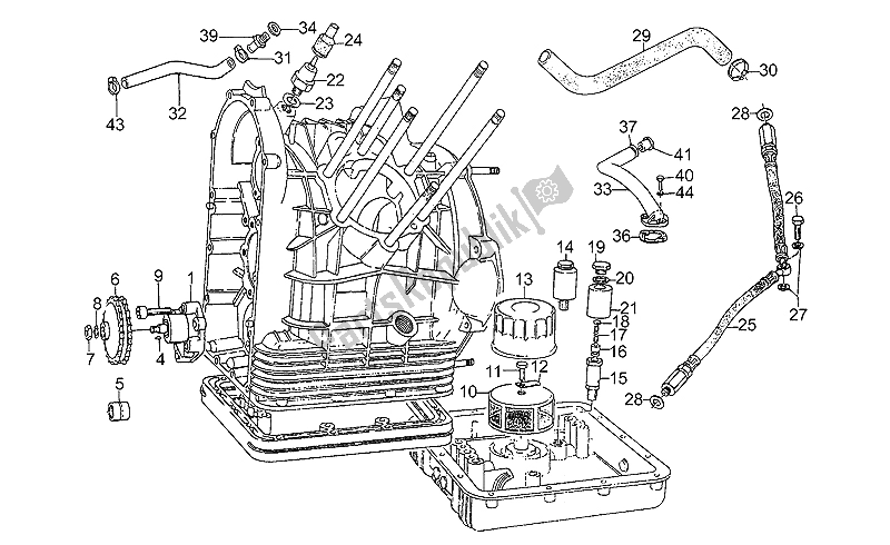 Todas las partes para Bomba De Aceite de Moto-Guzzi S 1000 1989