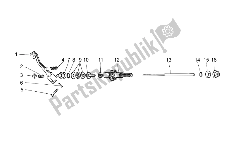 All parts for the Clutch Ii of the Moto-Guzzi Nevada Classic IE 750 2004