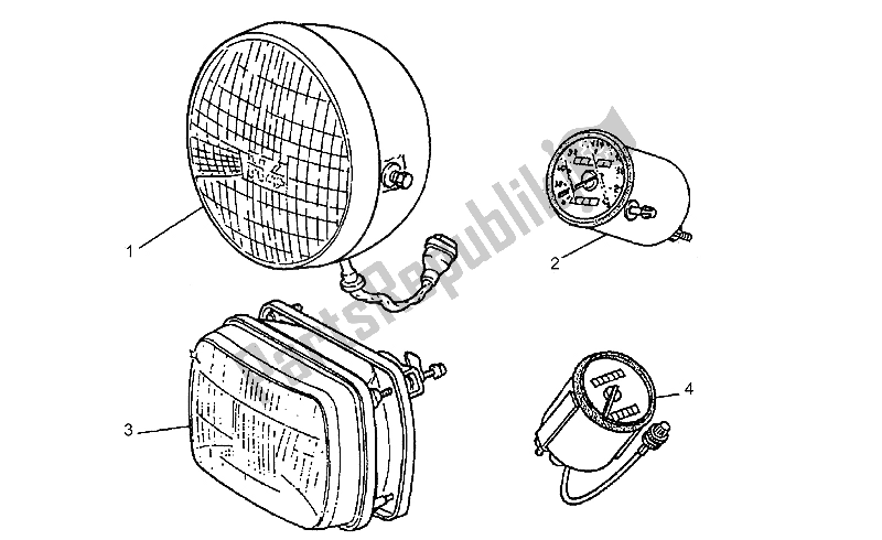 All parts for the Uk Variants of the Moto-Guzzi California III Iniezione 1000 1990