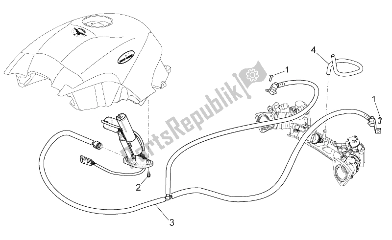 Toutes les pièces pour le Réserve De Carburant du Moto-Guzzi Breva V IE 850 2006