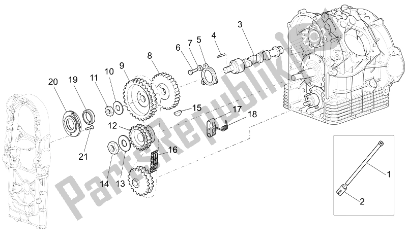 Toutes les pièces pour le Système De Chronométrage du Moto-Guzzi Griso V IE 850 2006